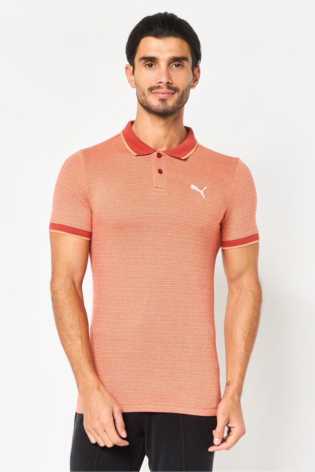 Men Sportswear Fit Short Sleeve Outdoor Polo Shirt, Multicolor