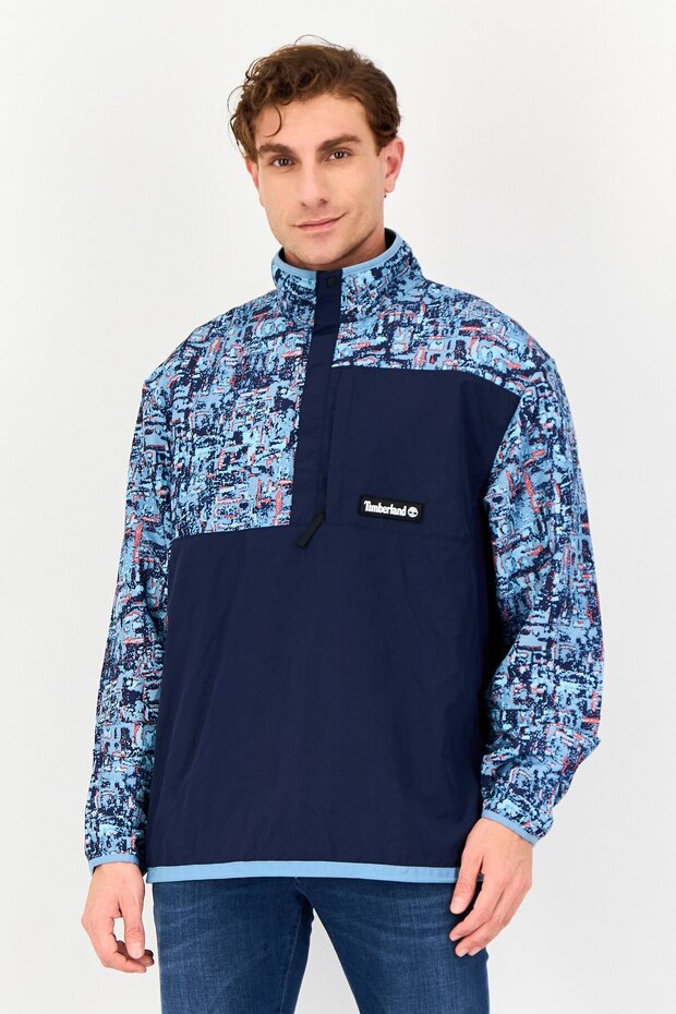 Men Embroidered Logo Softshell Jacket, Multicololor - 1