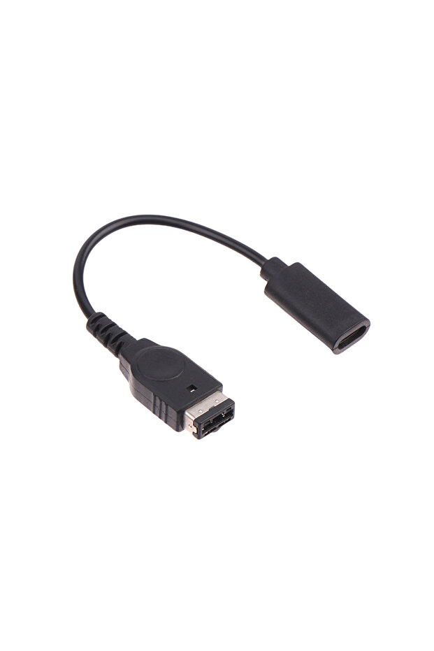 كابل شحن USB أسود متقدم مقاس واحد (قطعة واحدة) لوحدة التحكم في الألعاب SP/GBA/GA