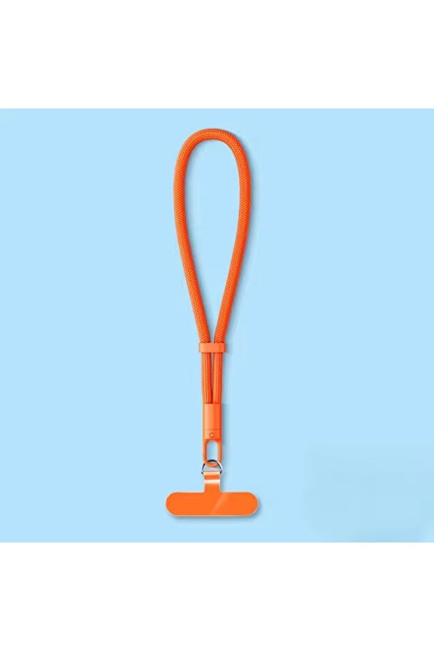 حزام معصم قصير قابل للتعديل عالميًا لهاتف محمول من Orange-A مع قفل ذاتي مضاد للسقوط
