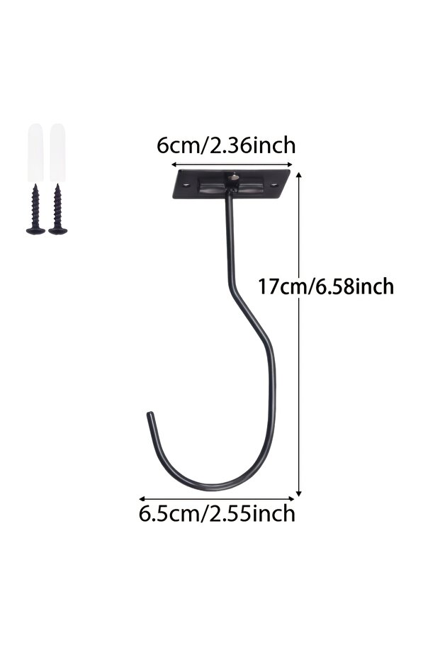 1PC Foldable Black Banana Hook - Under Cabinet Banana Holder, Self-Adhesive Banana Hanger