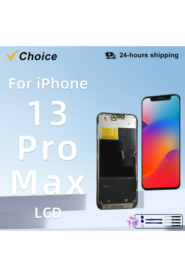 13 Pro MAX - OLED شاشة OLED جديدة لهاتف 13 Pro Max LCD لهاتف iPhone 13 Pro Max شاشة LCD بديلة OLED مع