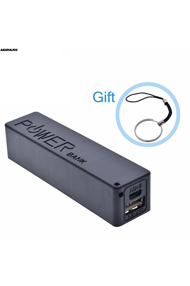 طقم علبة بنك الطاقة USB وشاحن البطارية 18650 DIY صندوق غلاف طقم أسود لـ Arduino molewei