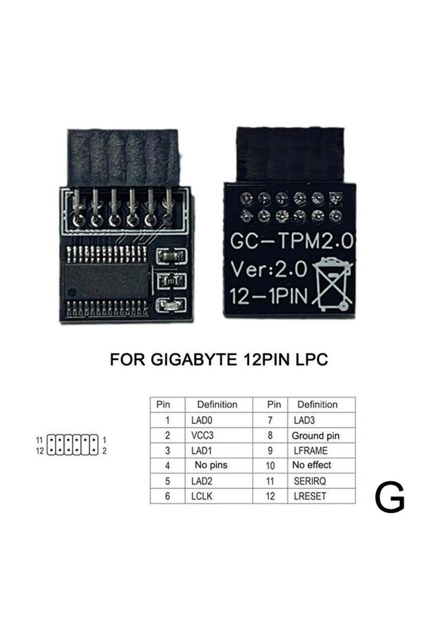 G TPM 2.0 Encryption Security Module Remote Card Supports Multi Brand Motherboards 12 14 18 20-1pin.