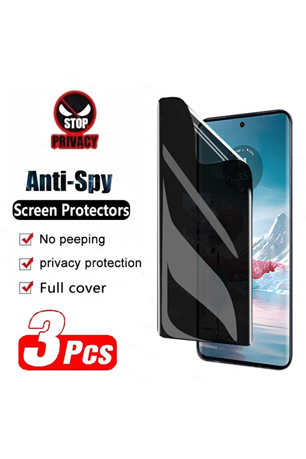Privacy Hydrogel 3pcs For Moto Edge 40 NEO 3Pcs For Privacy Hydrogel Film Edge 50 Pro 40 30 Ultra G
