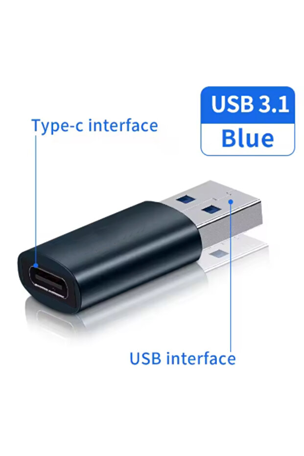 محول نقل بيانات USB إلى TypeC USB OTG محول من النوع C أنثى إلى USB ذكر محول شحن سريع