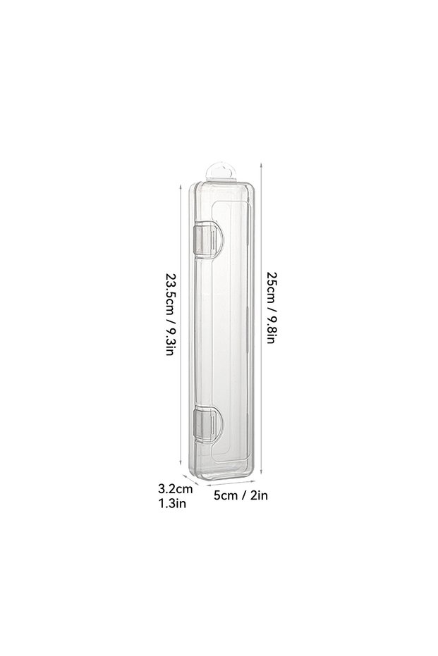 L WORTHBUY Toothbrush Box Transparent Organizer Case Travel Portable Toothbrush Holder Plastic Toot.