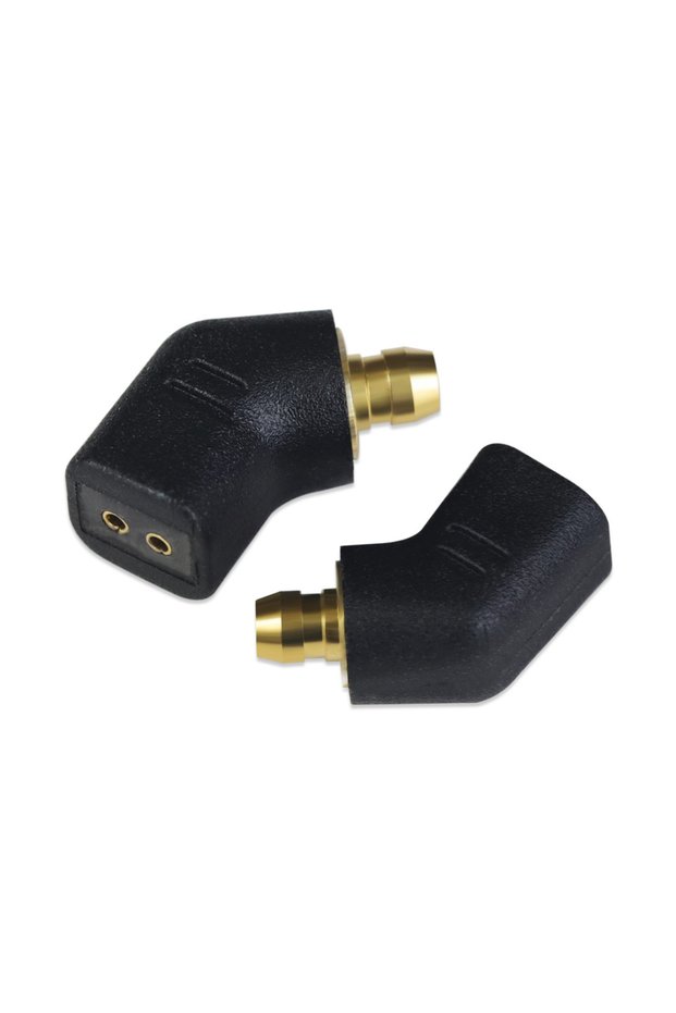 black OKCSC EAR Male to 0.78mm 2 Pin Female Connecter Earphones Adapter Pentaconn for Acoustune HS16