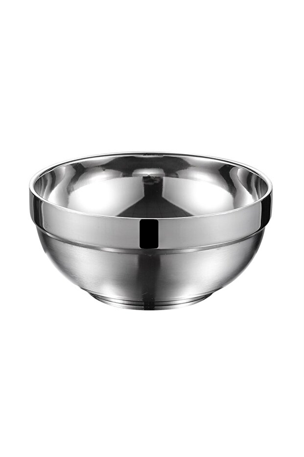 18cm Double Layer Insulation Stainless Steel Bowls Salad Bowl Mixing Bowl Rice Bowls Deep Dish Kitch
