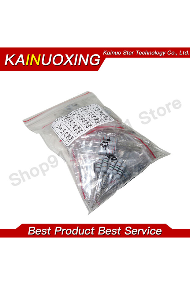5W 0.1R-750R 150PCS Resistor Kit 2W 3W 5W 5% 30values X 5PCS Carbon Film Resistance 0.1R-750R ohm 1K