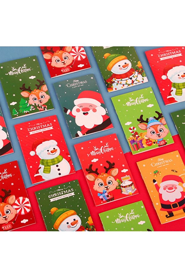 20PCS 10-30Pcs Christmas Portable Notepad for Christmas Children's Birthday Party Carnival Kindergar