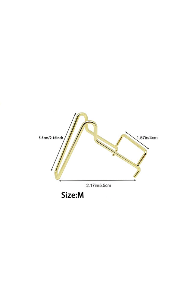M 1pcs Rock Display Stand Gold Metal Easel Stands Crystals Holder for Display Collectibles Crystals.