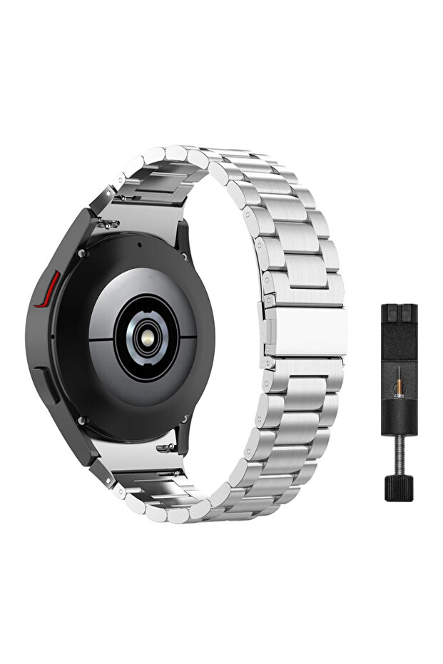 Watch4 5 6 40mm 44mm silver-tool No Gaps Stainless Steel Band for Watch7 6 4 Classic 46mm 47mm/Wat