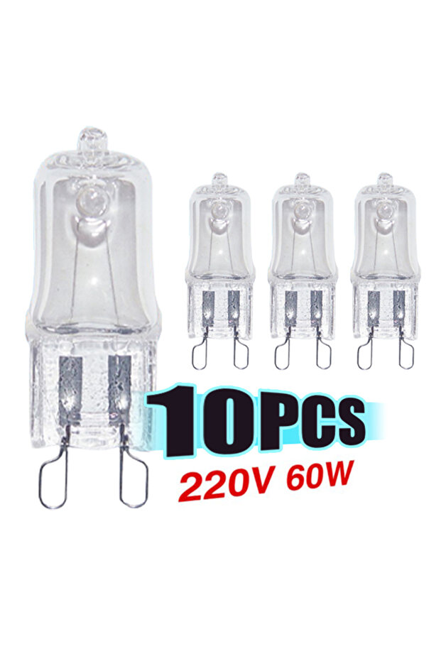 28W 10 Pcs Oven Light Bulbs G9 Halogen High Temperature Light Bulbs Steamer Light 25w 28w 40w 60w Lo