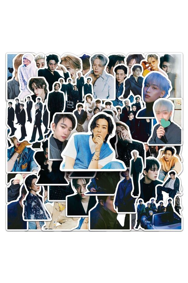 50Pcs 50Pcs KPOP Korean Boy Group GOT7 Stickers DIY Stickers Scrapbooking Phone Luggage Skateboard V