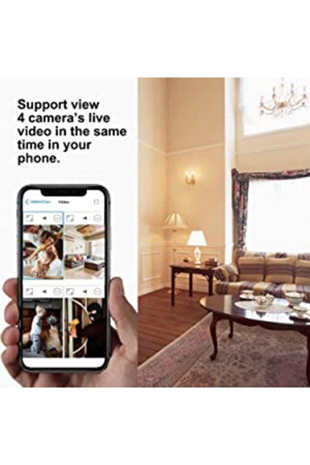 1080P HD Smart WiFi Kettle Built-in Miniature Camera Motion Detection - 3