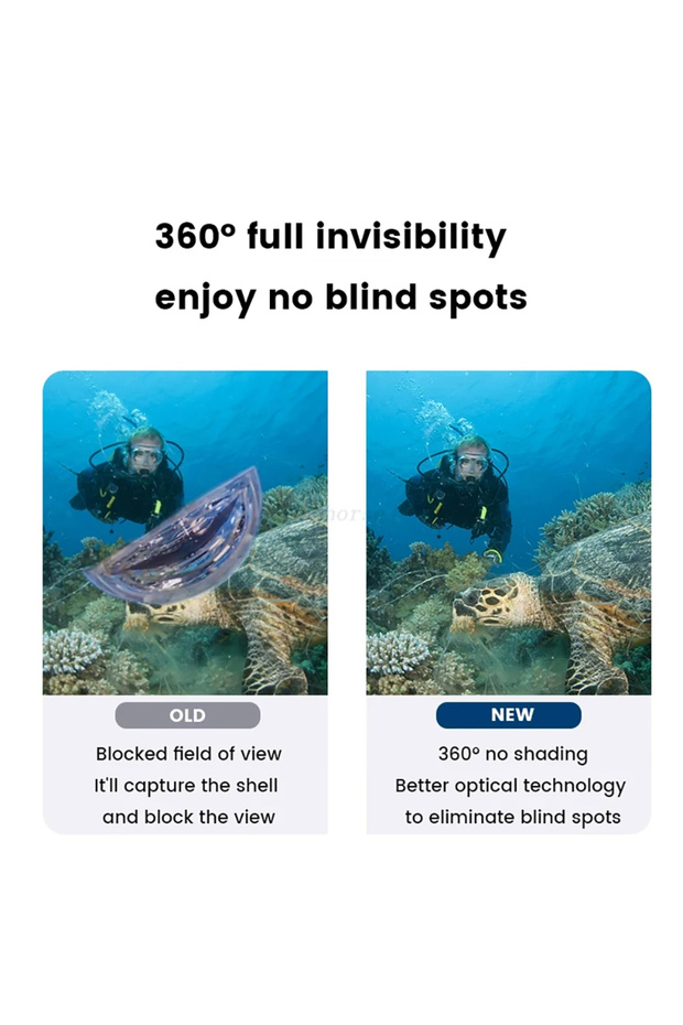 For Insta360 X3 Invisible Dive Case For Insta360 X3 Waterproof Protector 2023 New For Insta 360 X3 U - 6