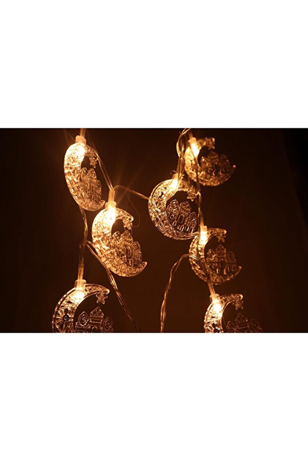 YU WELL Ramadan Star Fairy String Lights (Warm White, 2m)