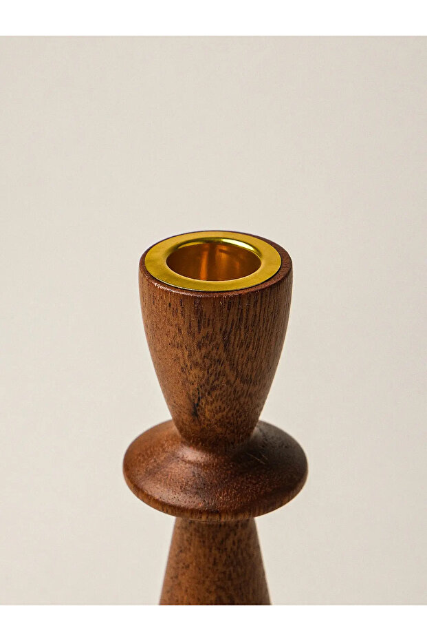 Samt Akasya Şamdan (17 cm) - 4