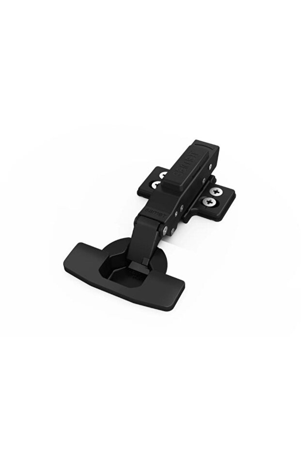 مفصلة مسطحة ماستر فرينلي باللون الأسود، عبوة من قطعتين - 1