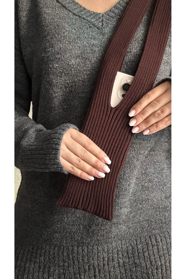 Triko Örgü PhoneBag - 1