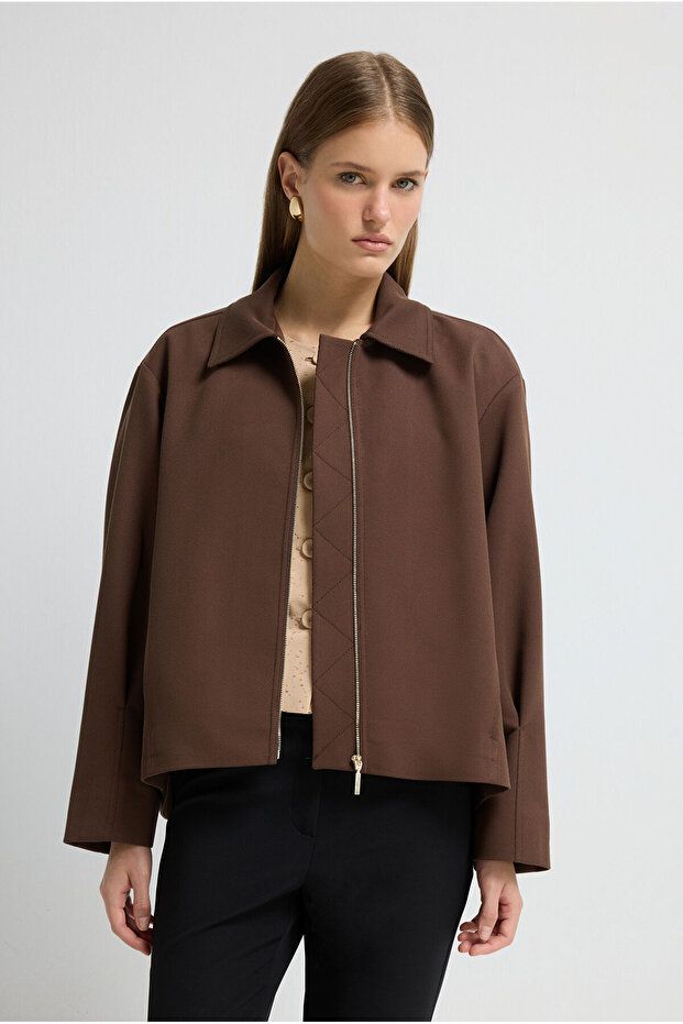 Fermuarlı Ceket - 5