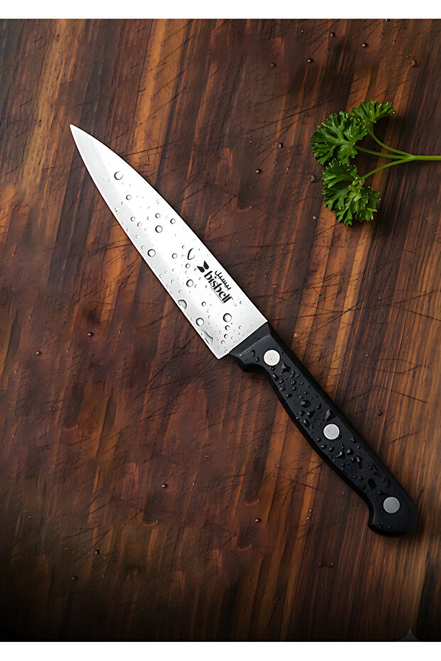 3.5" Paring Knife Extra Sharp Precision Blade - Stainless Steel & Black PP Handle | BB2548