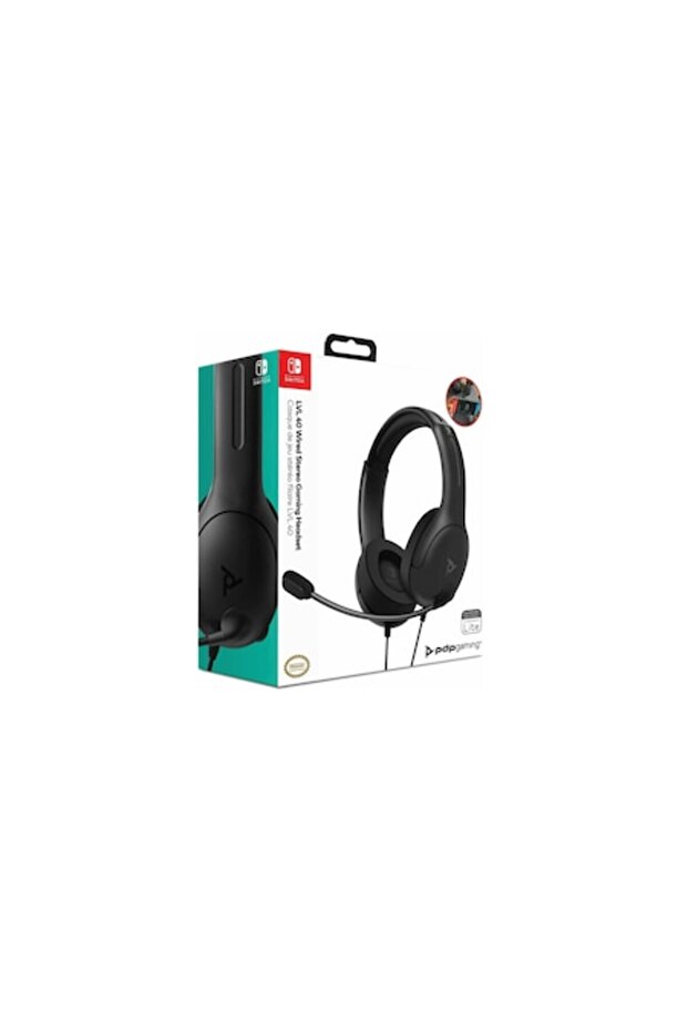 LVL40 Wired Headset Black for NSW