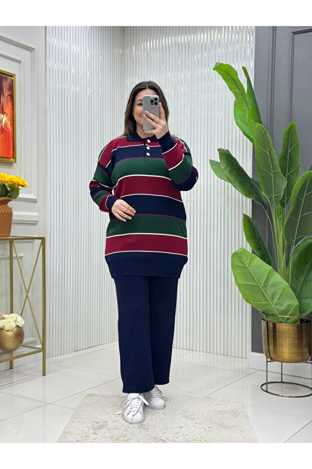 Ριγέ σετ πλεκτών ειδών - 3