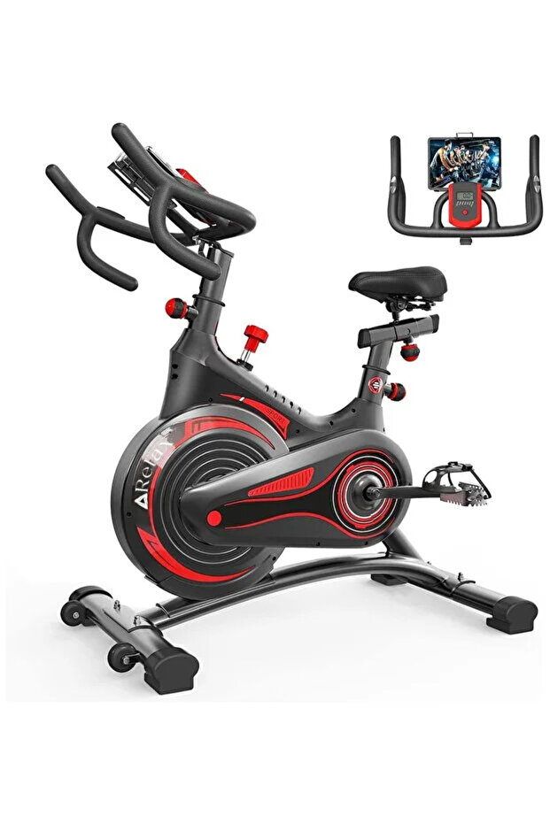 Relax Premium Kondisyon Bisikleti Spinning Bike Egzersiz Aleti, Bluetooth + Uygulama