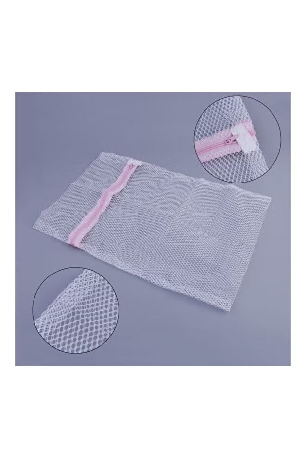 كيس غسيل شبكي أبيض - 5