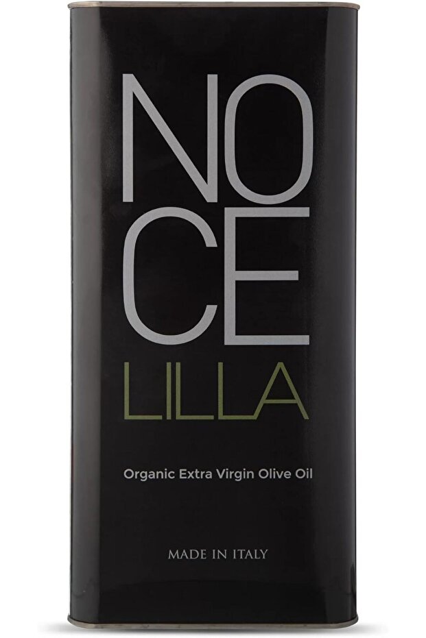 NOCELILLA Organic Extra Virgin Olive Oil, Cold-Pressed, Unfiltered, 5L