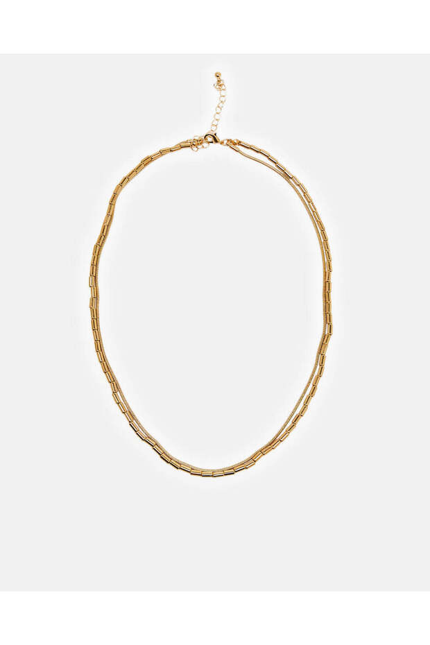 Women Gold Embellished Necklace