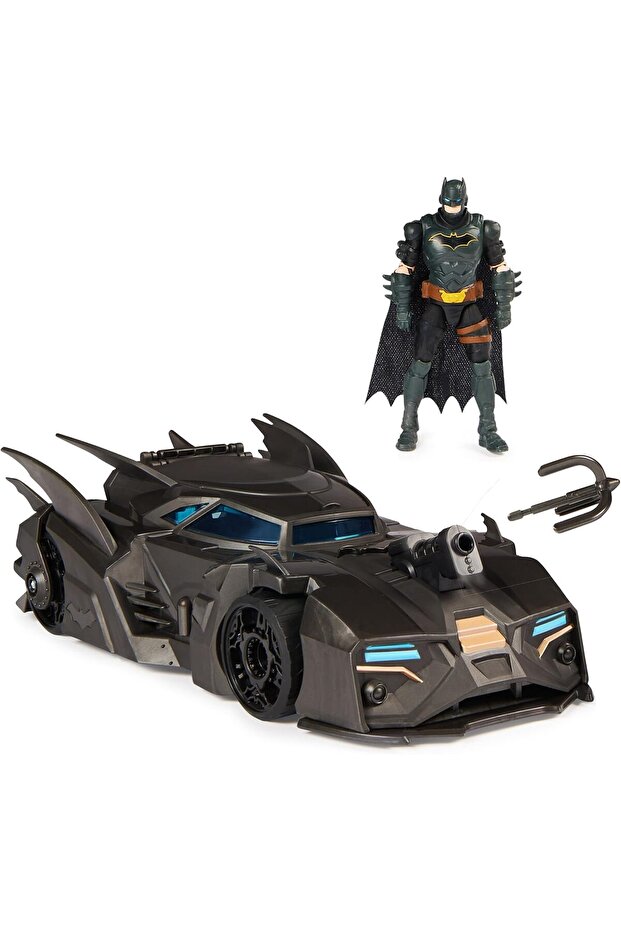 Batman Crusader Batmobile With Figure 4-Inch 6067473 (Ages 3+)