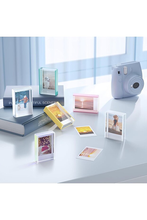 Instax Mini 2x3 Iridescent Acrylic Photo Frames (3-Pack)