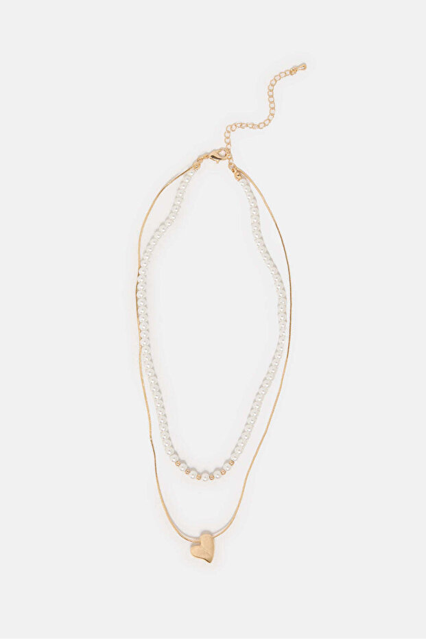 Women Gold Embellished Necklace
