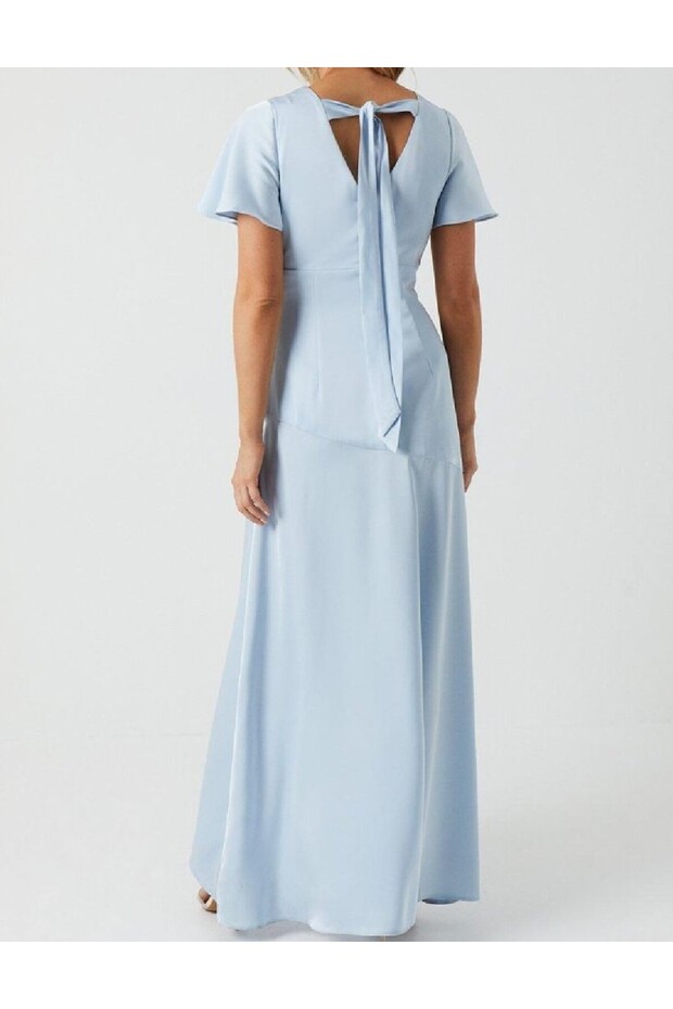 Rochie lunga, Albastru - 2