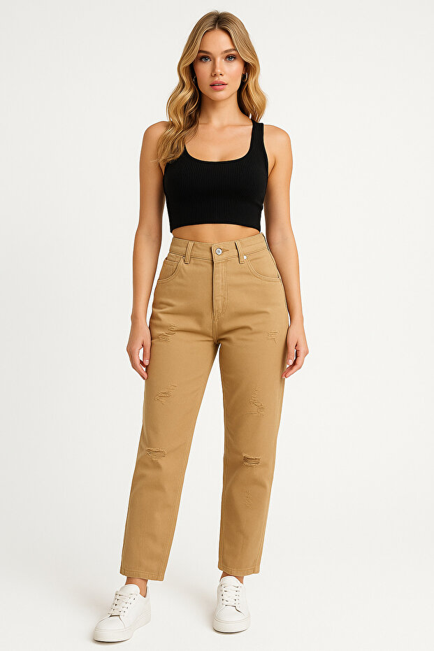 Kadın Pantolon Denim - 1