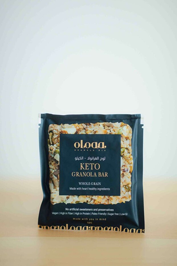 Keto Granola Bar 50Gram, GLUTEN FREE-3 PCS