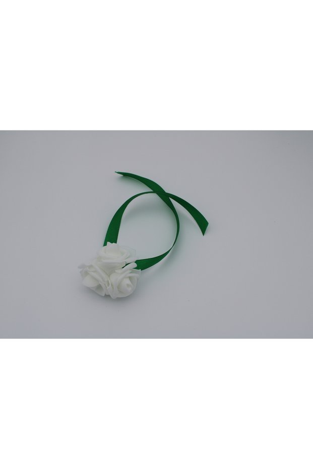 Bratara nunta satin verde