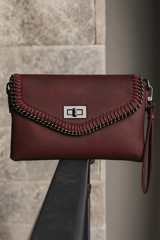Flat Leather Hand Strap Women's Shoulder Bag (Special Design)