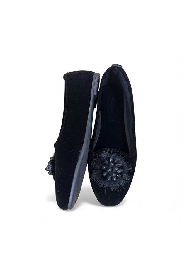 SİYAH SÜET AYAKKAPI - 2