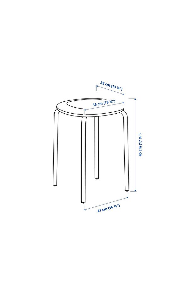 tabure, antrasit-Remmarn antrasit - 5