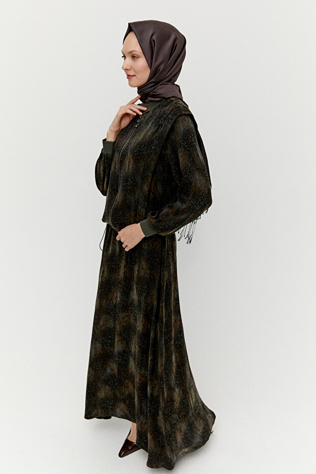 Yelekli Elbiseli İkili Takım - 3