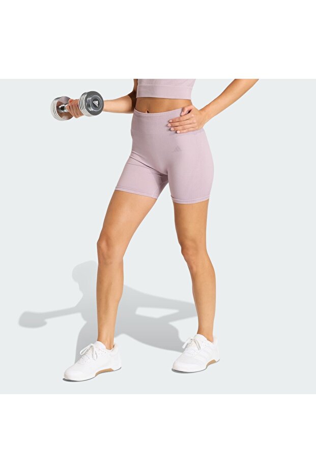 Workout Essentials 4 inç Örme Tayt - 2