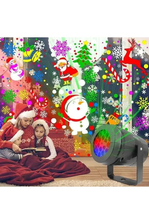 Christmas LED Laser Projector – 16 Patterns, Adjustable Angle - 8