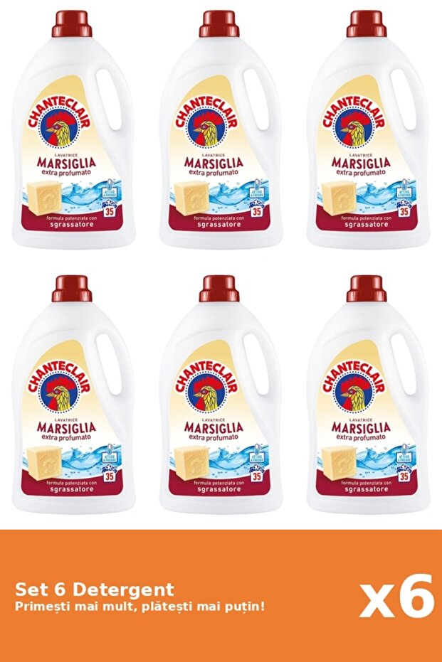 Set 6 Marseille Detergent, 1575 ml - 1