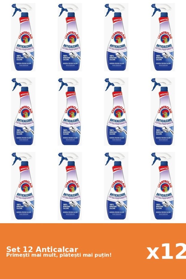 Set 12 Anticalcar Parfumat, 625 ml