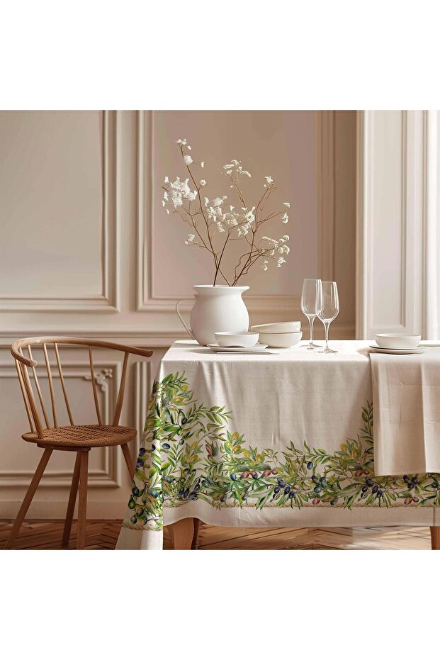 مفرش طاولة من القطن الزيتوني MSAORT0032 - 2