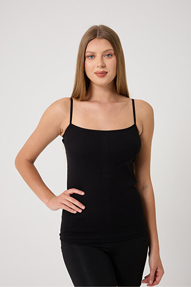 3'lü Basic İp Askı Atlet - 5